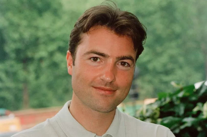 English actor Nick Berry during a photocall for the television series 'Heartbeat', in which he plays PC Nick Rowan, August 19,1996