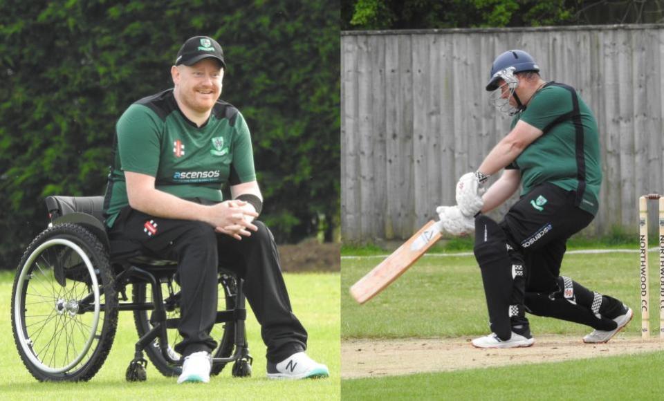 Isle of Wight County Press: Cricketers in action, at the weekend