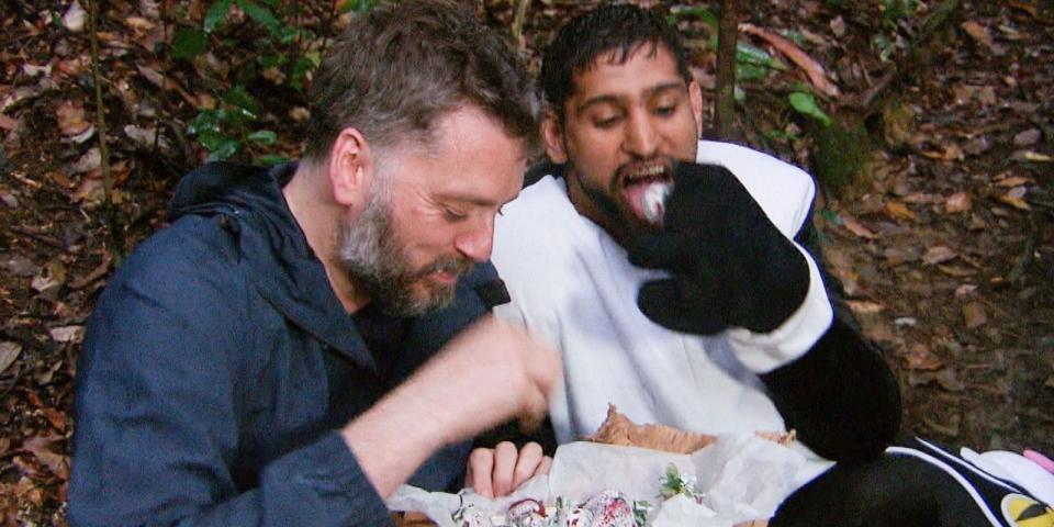 Amir let Iain take most of the rap for ‘strawberry-gate’. Copyright: [ITV]