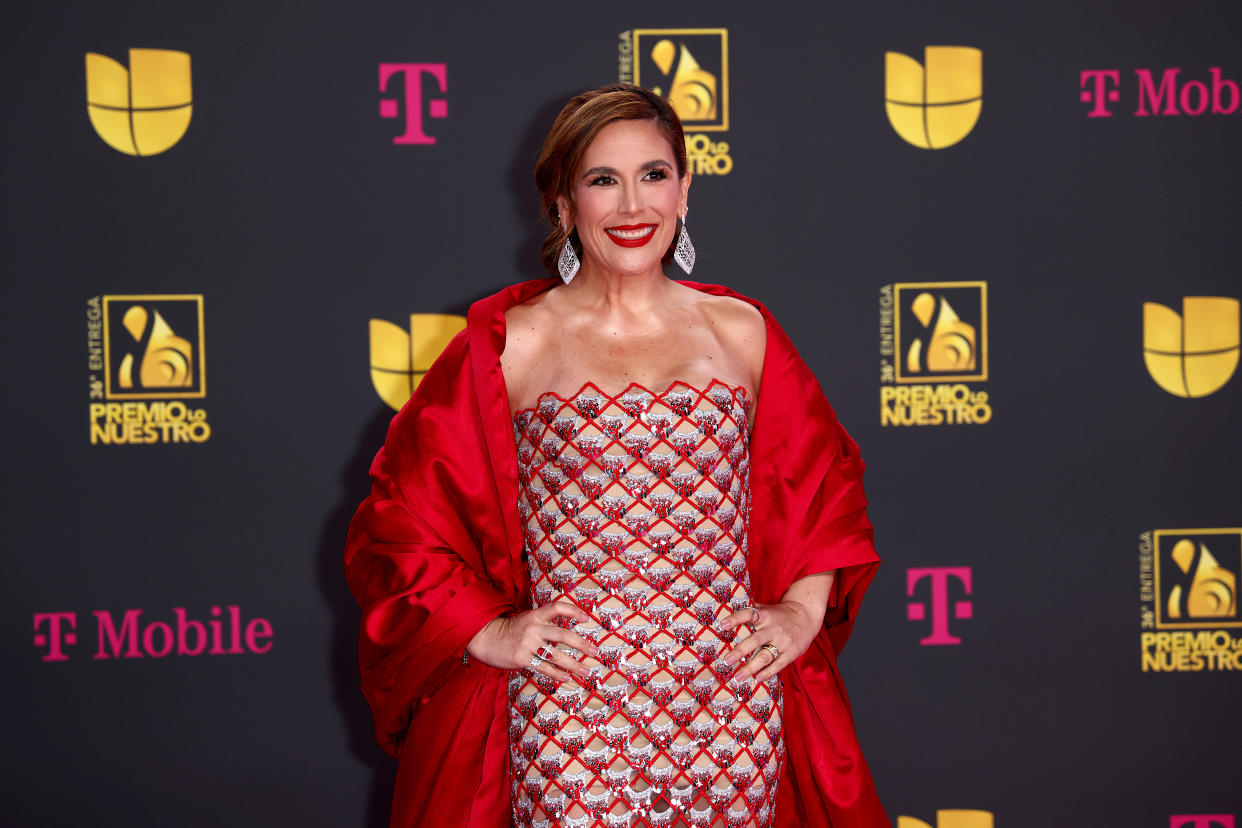 Angélica Vale en Premio Lo Nuestro en el 2024 en Miami, Florida. (Photo by Romain Maurice/Getty Images)