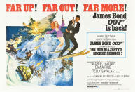 George Lazenby quit 007 after just one film (he rues the decision to his day), but his one outing as Bond has left an indelible mark on the series. Its unforgettable mountain-set Blofeld battle is topped off with the series' biggest ever downer ending - it's the franchise's <em>Empire Strikes Back</em> and fans can't get enough of it. (Eon/MGM)