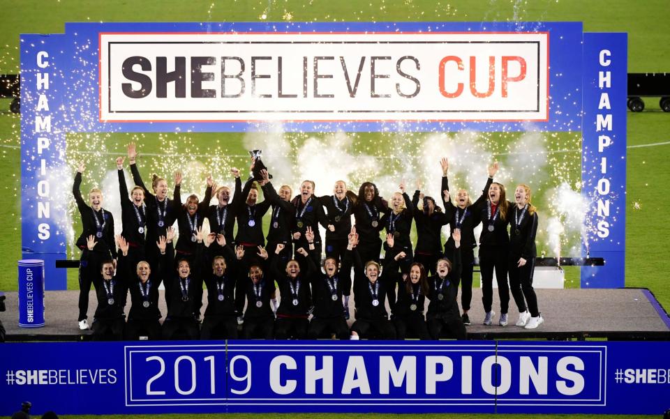 England won the SheBelieves Cup last year - Getty Images Contributor