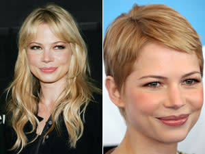 Michelle Williams' short cut