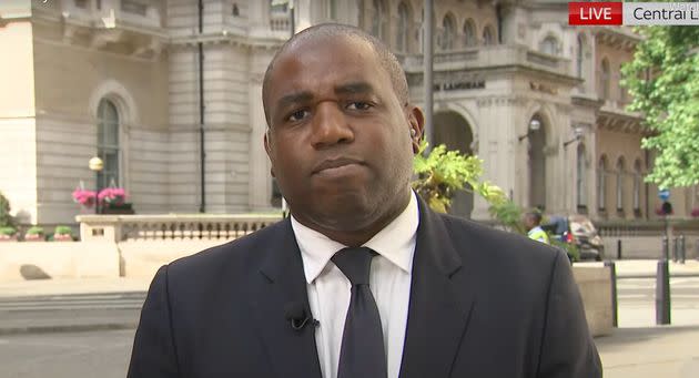 David Lammy on Sky News (Photo: Sky News)