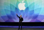 Apple CEO Tim Cook speaks during an Apple event in San Francisco, California March 9, 2015. REUTERS/Robert Galbraith