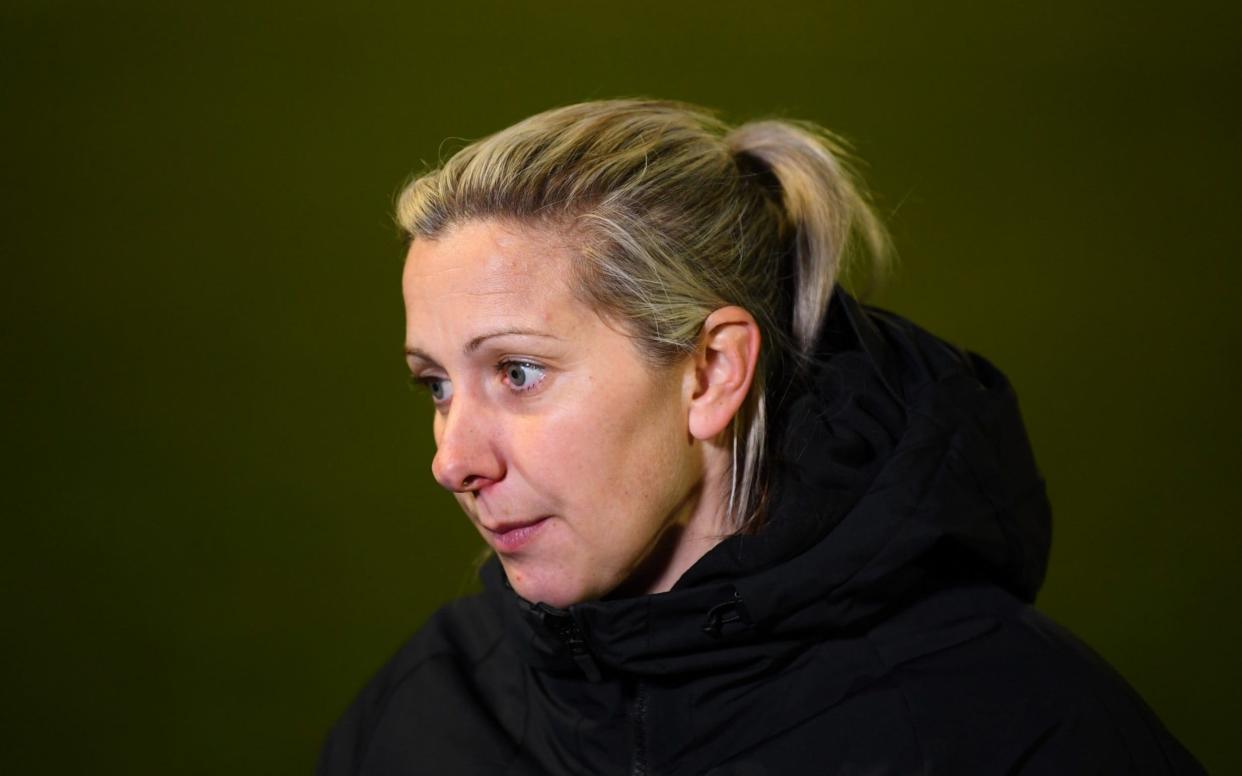 Birmingham City boss Carla Ward is worried the open letter could impact player recruitment this summer if the club maintains its place in the WSL - Alex Davidson /Getty Images Europe 