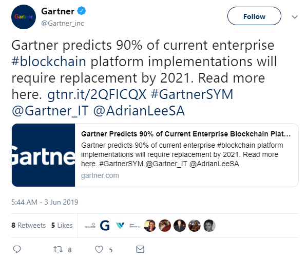 Gartner tweet