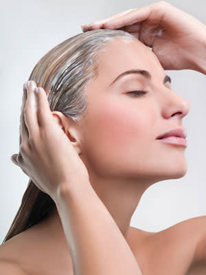 <div class="caption-credit"> Photo by: Getty Images</div><div class="caption-title">#5: Soothe a Burnt Scalp</div>For a DIY calming scalp mask, stylist James Corbett suggests mixing one part mashed cucumber with one part sour cream. The anti-inflammatory properties of the veggie will cool the scalp, while the sour cream works to balance pH levels. <br>