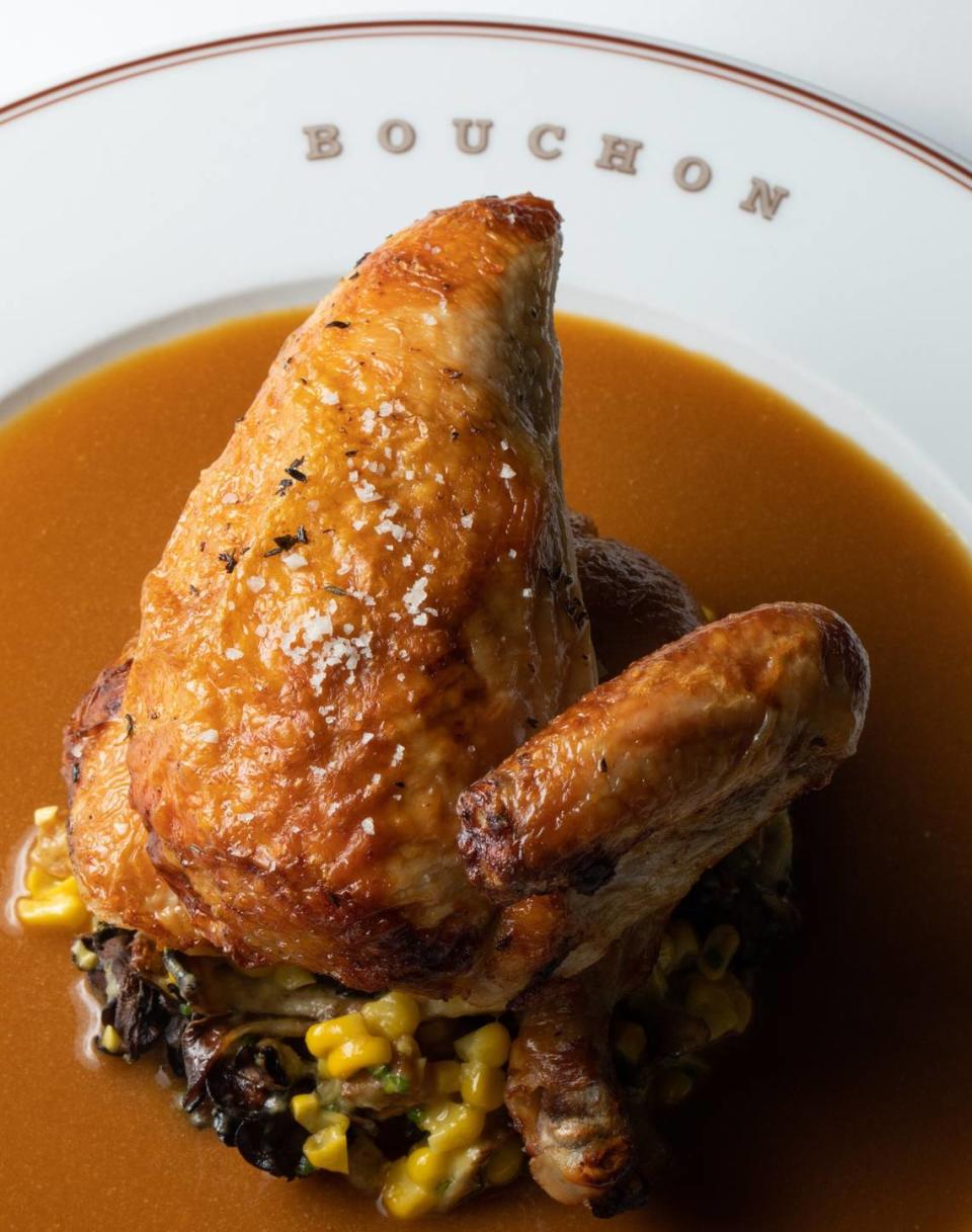 Poulet Roti, one of the French dishes that will be served at Bouchon in Coral Gables.