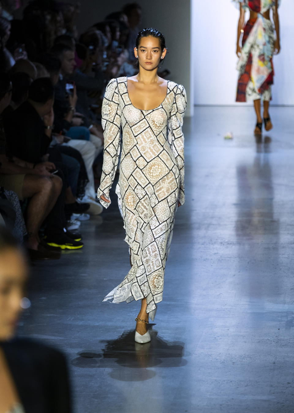 The Prabal Gurung collection is modeled during Fashion Week, Sunday, Sept. 8, 2019 in New York. (AP Photo/Craig Ruttle)