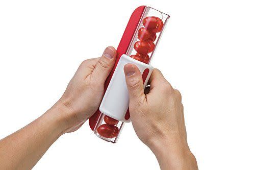 Chef'n VeggiChop Hand-Powered Food Chopper (Cherry)