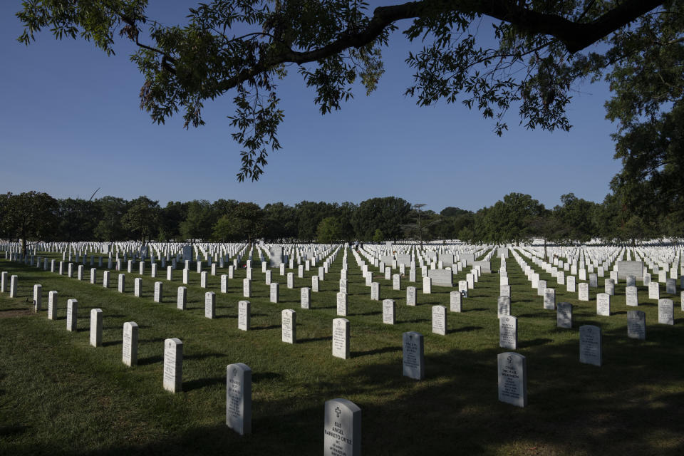 A view of Arlington National Cemetery (Photo by Drew Angerer/Getty Images)