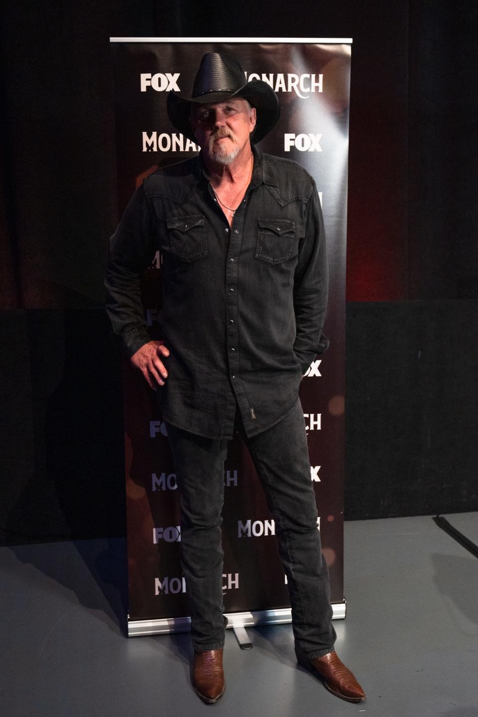 Trace Adkins attends the premiere of "Monarch" at the Grand Ole Opry on Aug 20, 2022.