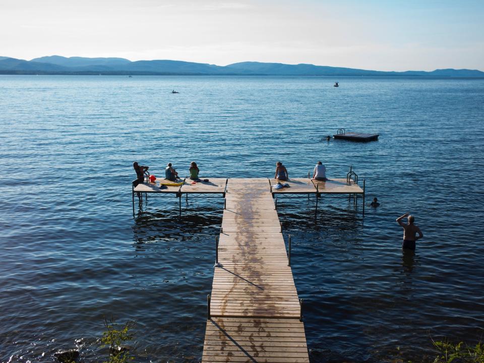 lake champlain vermont summer