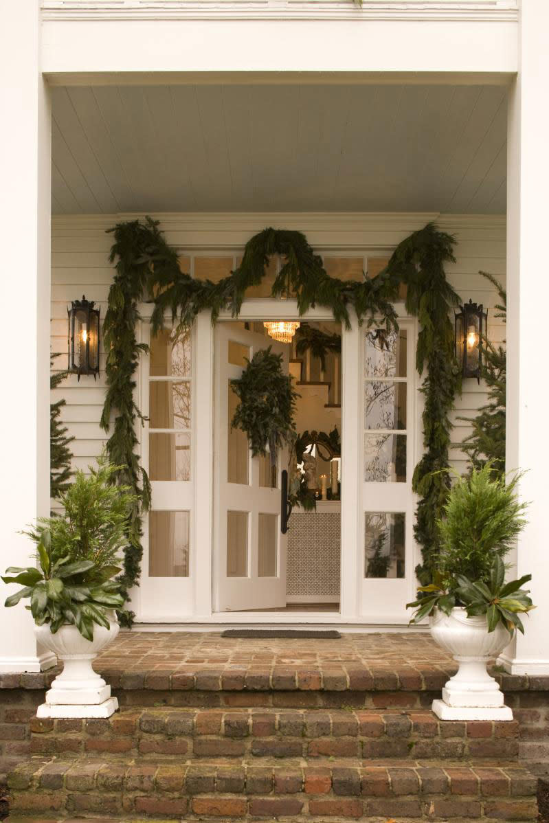 Welcome Guests With Festive Porch Planters