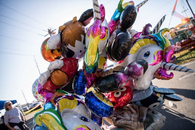 No festival is complete without balloons. (Photo: Damon Dahlen/HuffPost)