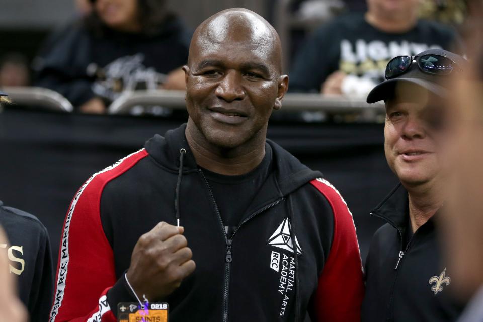 Evander Holyfield's last professional fight was May 7, 2011.