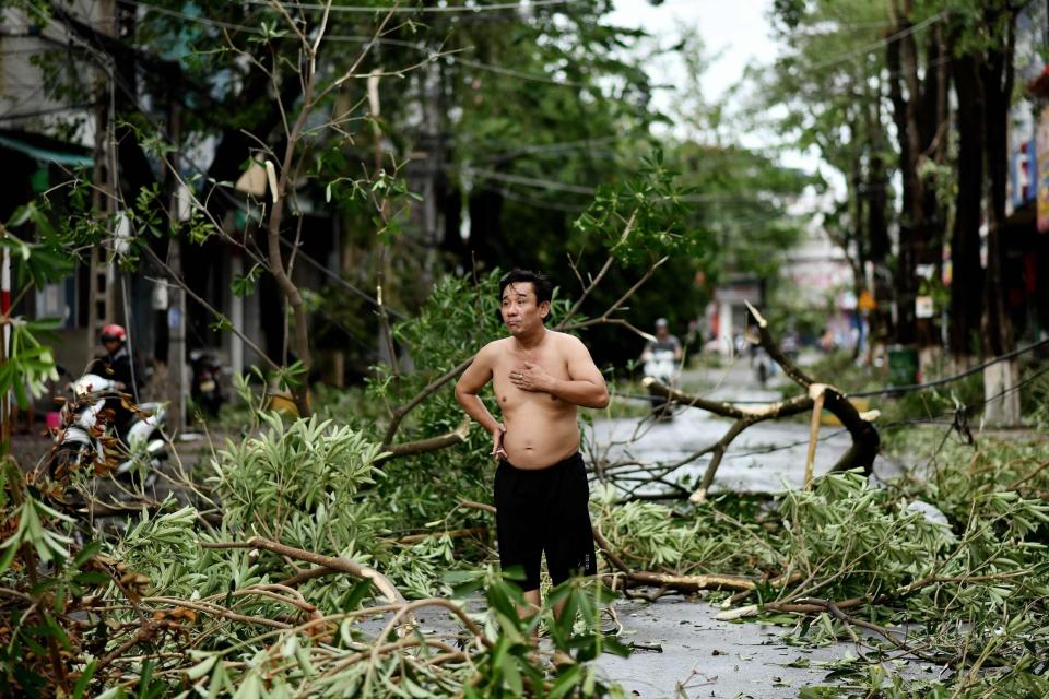 The landslide hit areas were still recovering from floods (AFP via Getty Images)