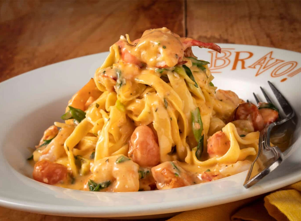 bravo! italian kitchen lobster shrimp fettuccine