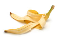 <div class="caption-credit">Photo by: Shutterstock</div><div class="caption-title">Banana Peels</div>Just like lemons, these pieces of produce are not only delicious and full of essential vitamins; they're versatile as heck. Blend leftover peels with water to create a paste, and then rub this "banana polish" on mildly tarnished pieces of silverware using a soft cloth. <br>