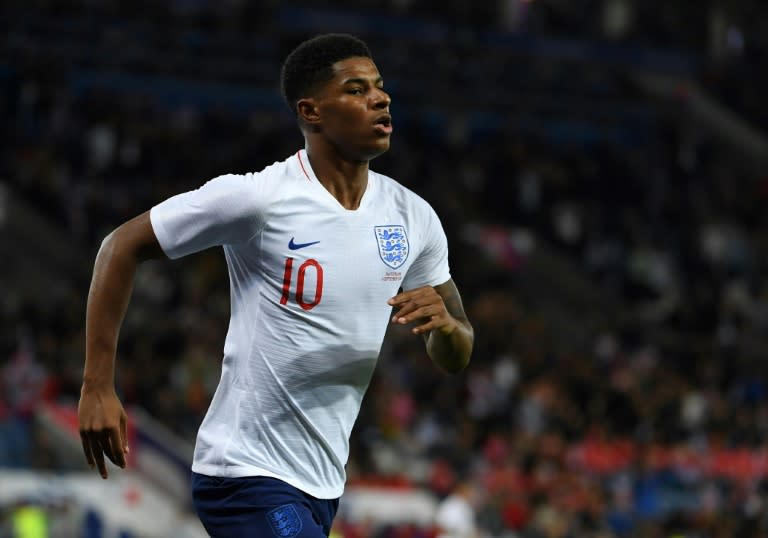 Marcus Rashford scored twice for England against Spain and Switzerland in the past week