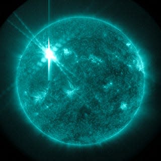 An X-class flare captured by NASA on March 6th, 2012. - Image: NASA Goddard Spaceflight Center