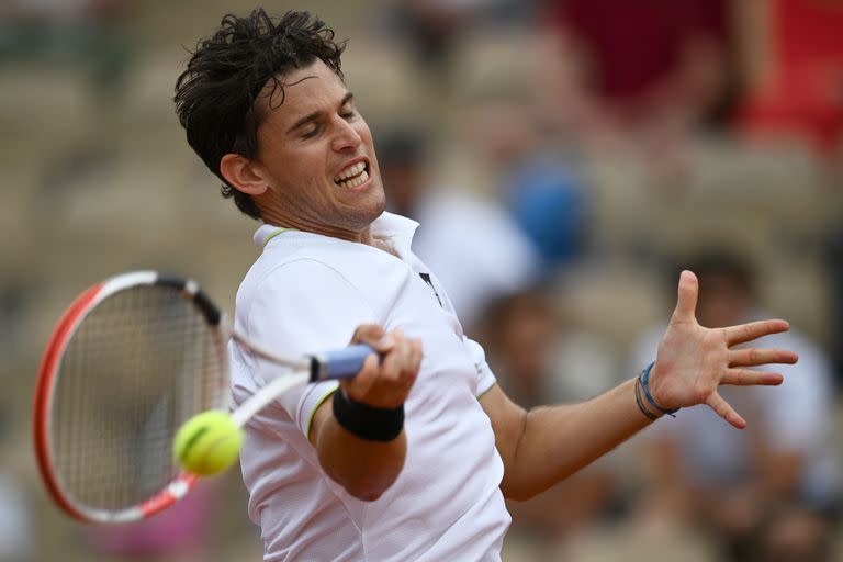 Thiem sólo pudo sumar nueve games contra Hugo Dellien en la cancha Simonne-Mathieu en el primer día de acción en Roland Garros