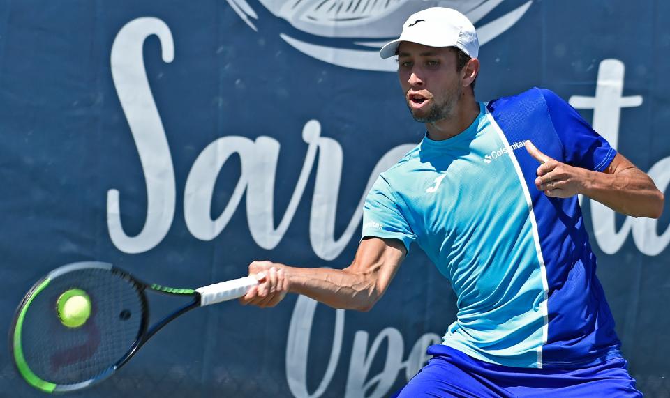 Daniel Elahi Galan won the 2022 Elizabeth Moore Sarasota Open and finished second last year, losing in the finals to Daniel Altmeier.