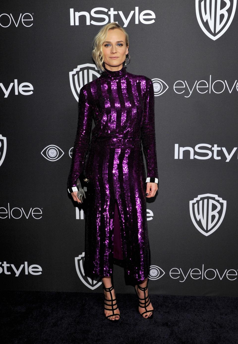 Diane Kruger in Nina Ricci at the Warner Bros. Pictures and InStyle’s post-Golden Globes party