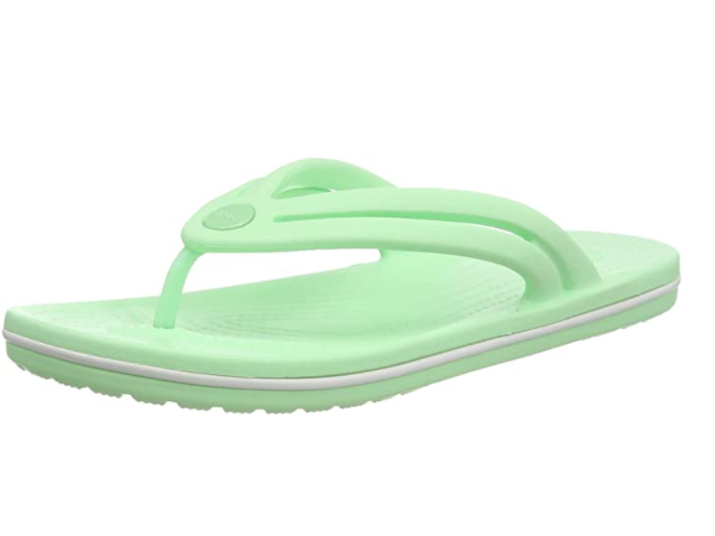 Croc Women’s Crocband Flip Flop | Slip-on Water Shoes | Casual Summer Sandal Flip-Flop in Neo Mint 