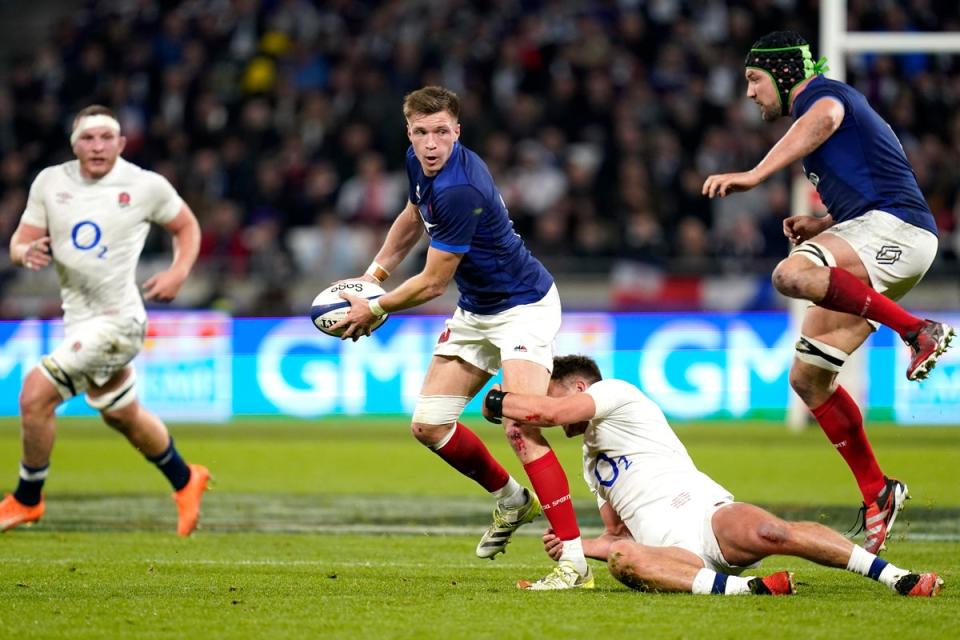 Leo Barre scored one of France’s three tries (PA)