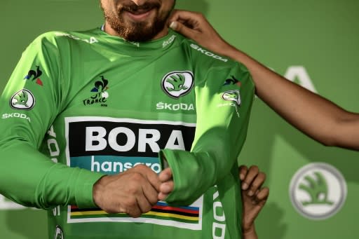 Peter Sagan said he was bored on stage 7 but came third and keeps the green jersey