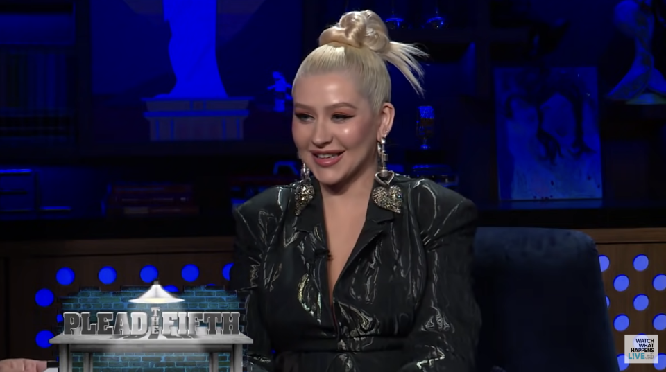 Christina Aguilera on "Watch What Happens Live"