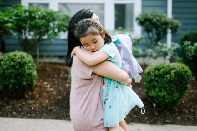 Parents can help their children cope with anxiety by listening and encouraging them to share their feelings.  (Photo: RyanJLane via Getty Images)