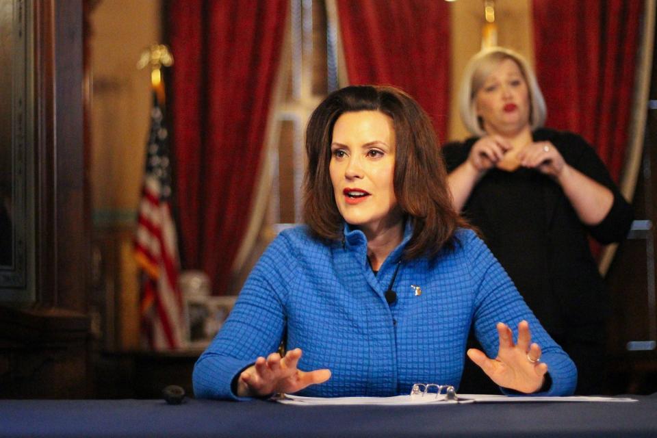 Michigan Gov. Gretchen Whitmer.