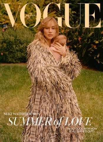 <p>Colin Dodgson</p> Suki Waterhouse and daughter in British Vogue.