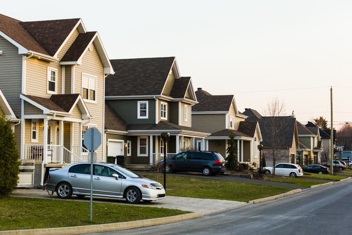 A row of houses