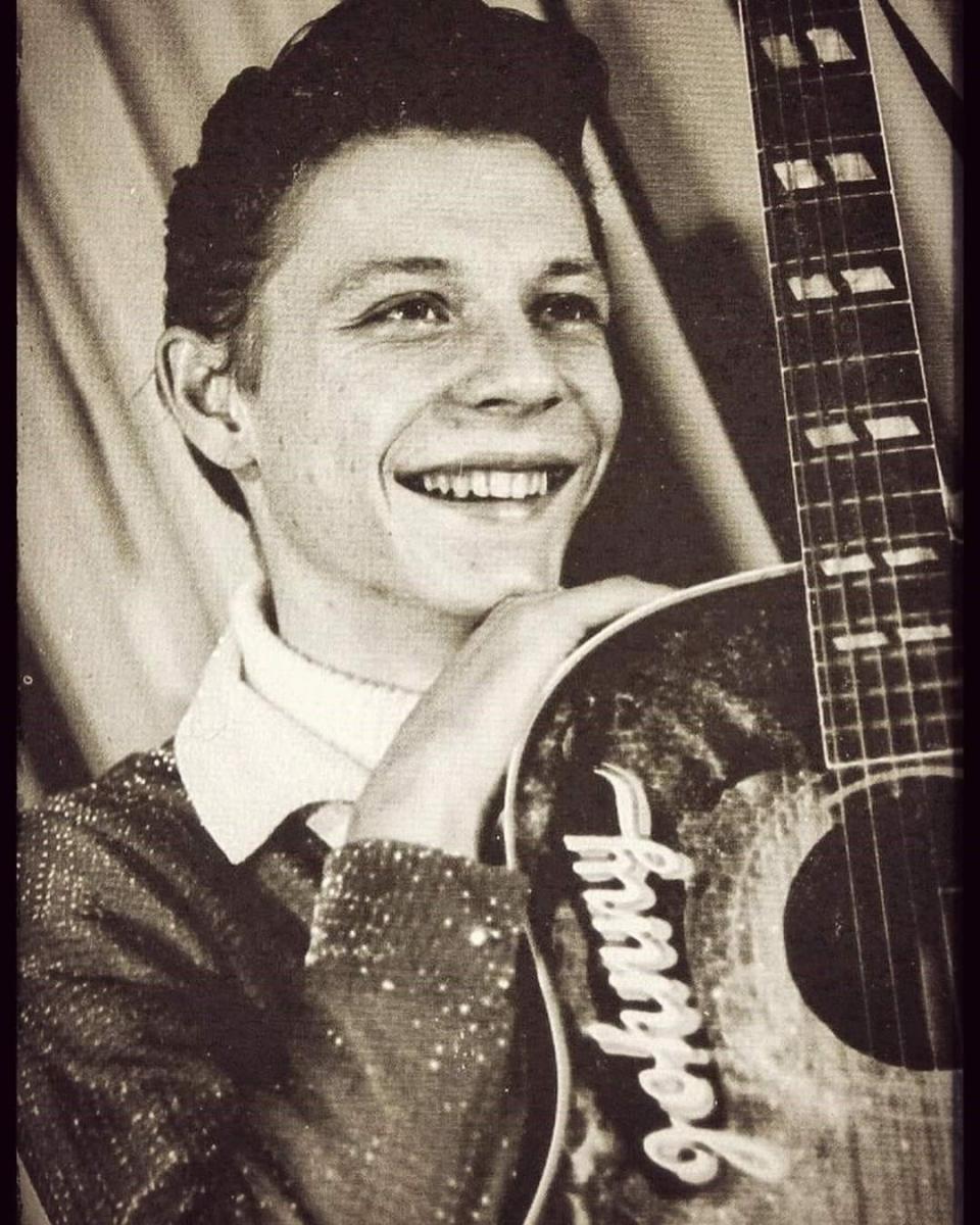 Michigan rock 'n' roll musician Johnny Powers in a 1950s photo.