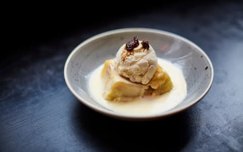 'old monk rum pudding' at Gunpowder