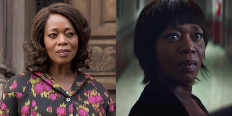 Alfre Woodard Marvel roles in Luke Cage and "Captain America: Civil War."