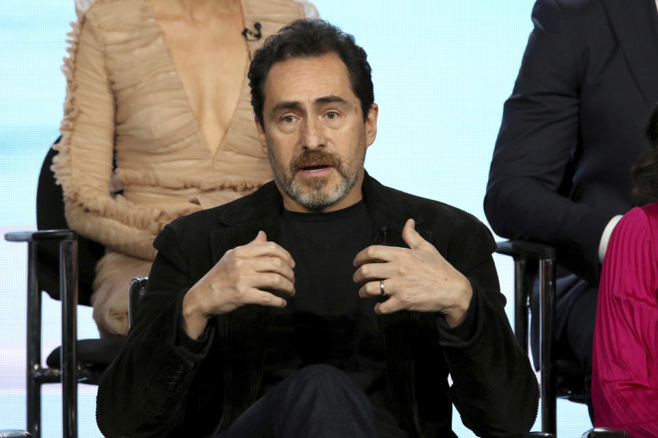 Demian Bichir participates in the "Grand Hotel" panel during the ABC presentation at the Television Critics Association Winter Press Tour at The Langham Huntington on Tuesday, Feb. 5, 2019, in Pasadena, Calif. (Photo by Willy Sanjuan/Invision/AP)