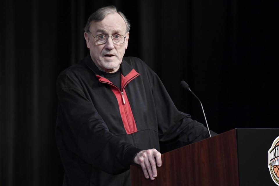 Rick Adelman speaks at a news conference Friday.