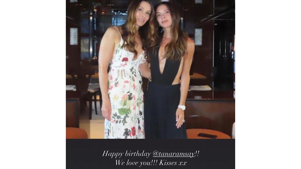 Victoria Beckham's birthday tribute to Tana Ramsay Instagram