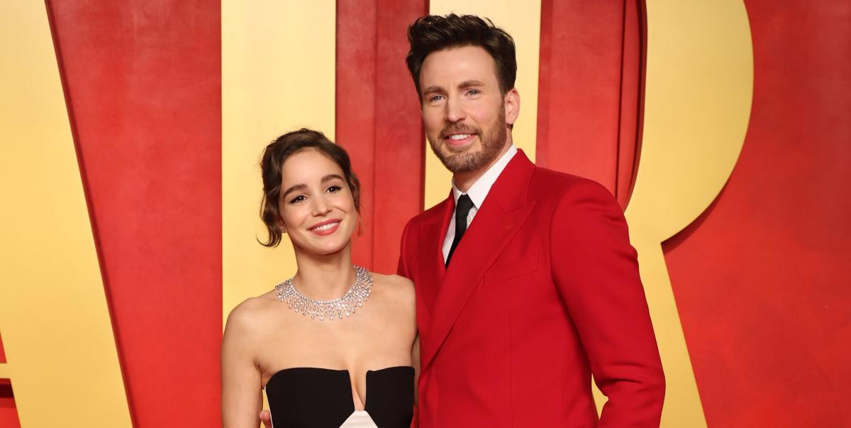 Marvel’s Chris Evans and his wife Alba Baptista make their red carpet debut