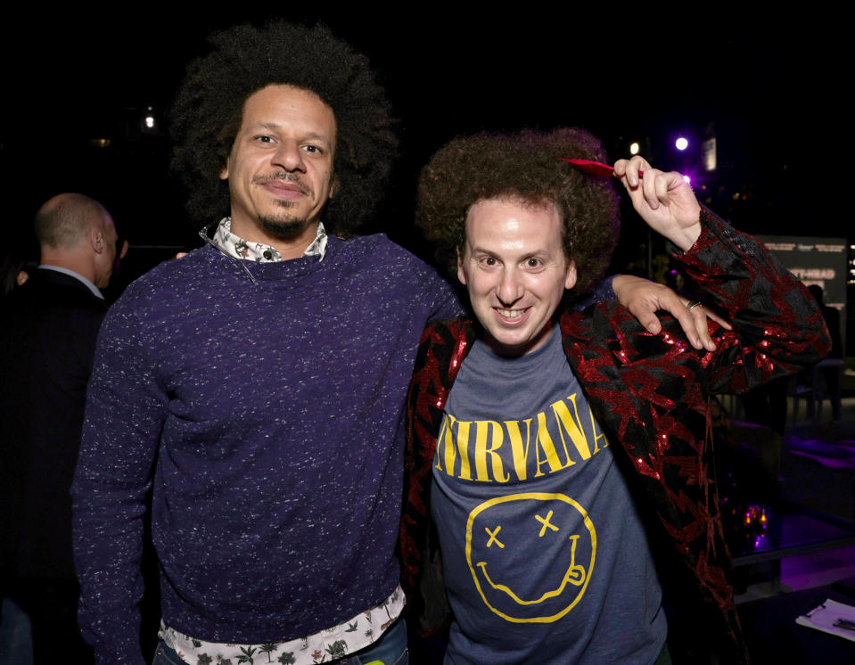 <p>Eric Andre and Josh Sussman attend the <em>Beavis & Butthead Do the Universe</em> tastemaker event after party in L.A. on June 14. </p>