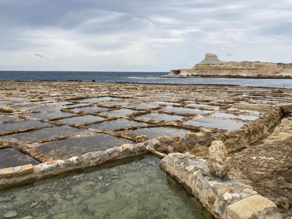 Gozo’s traditional salt pans (Kerry Walker)