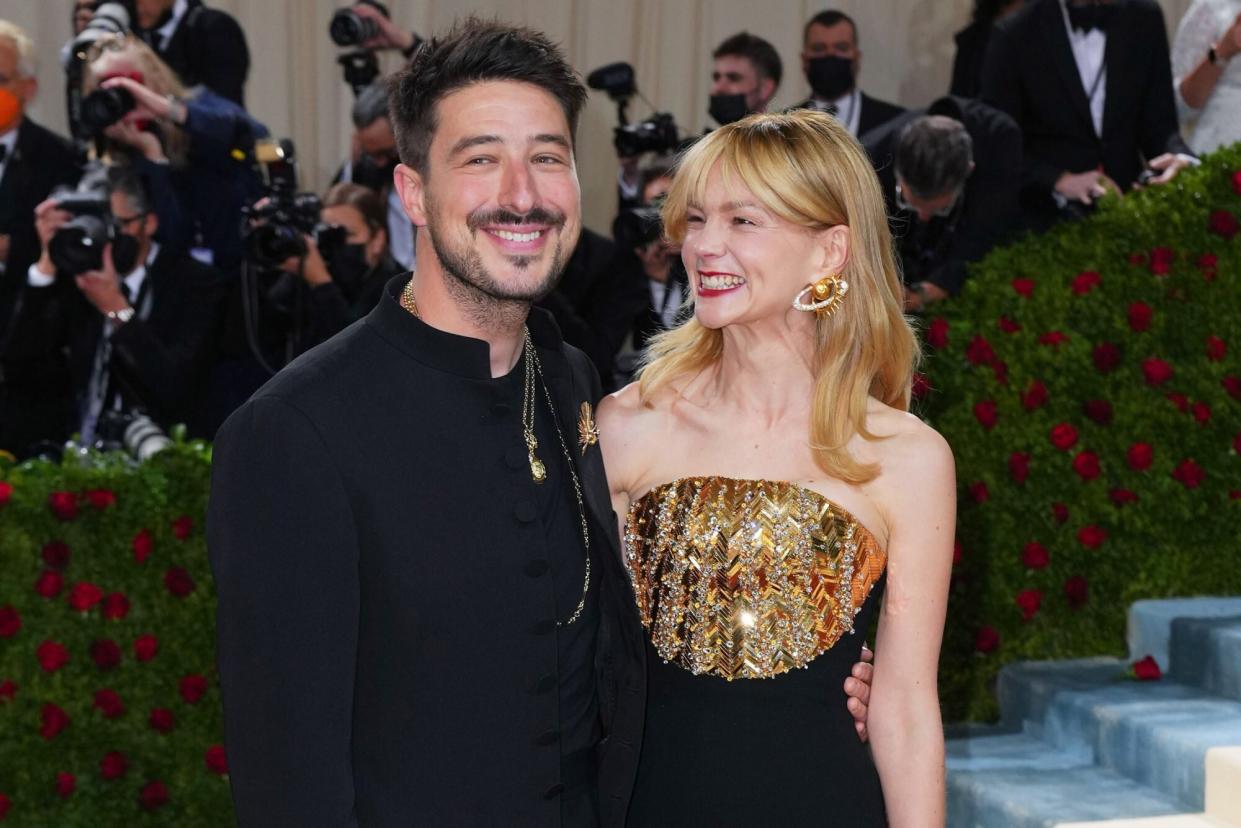 NEW YORK, NEW YORK - MAY 02: Marcus Mumford and Carey Mulligan attend The 2022 Met Gala Celebrating 