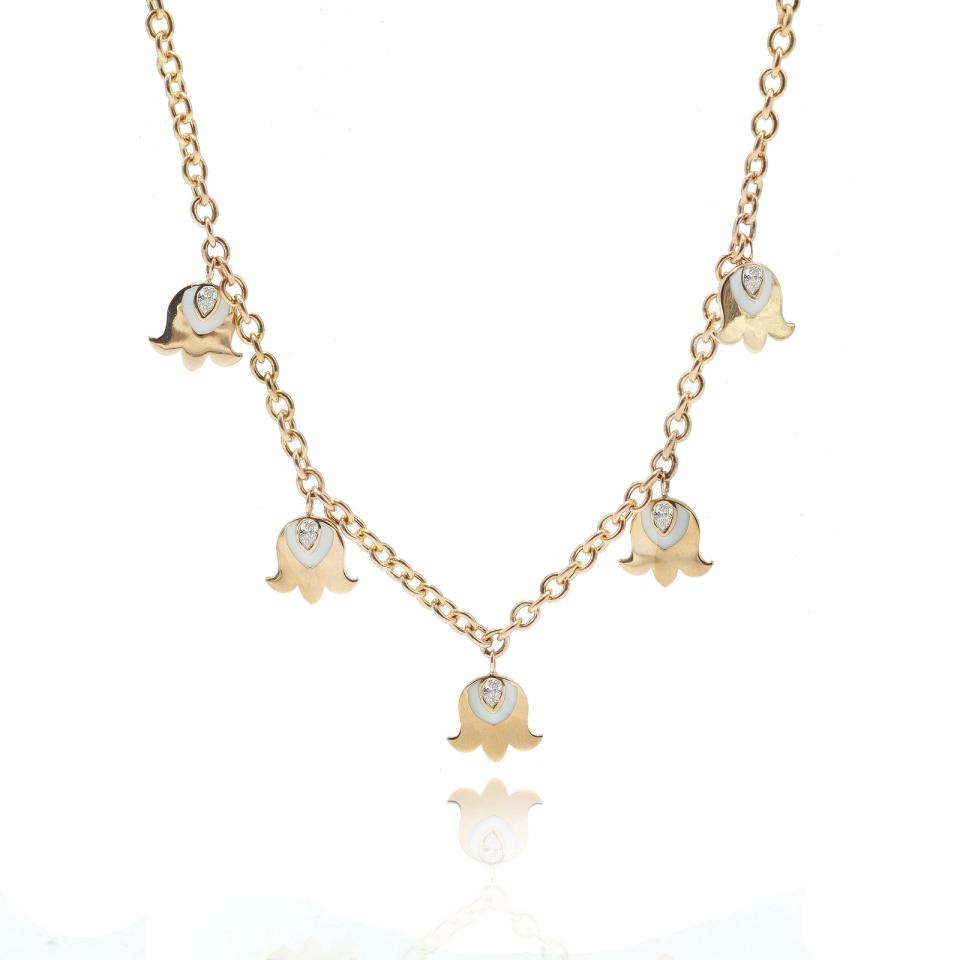 <p><a href="https://ashleyzhangjewelry.com/products/lily-of-the-valley-necklace" rel="nofollow noopener" target="_blank" data-ylk="slk:Shop Now;elm:context_link;itc:0;sec:content-canvas" class="link ">Shop Now</a></p><p>Lily of the Valley Necklace</p><p>ashleyzhangjewelry.com</p><p>$4200.00</p><span class="copyright">ashleyzhangjewelry.com</span>