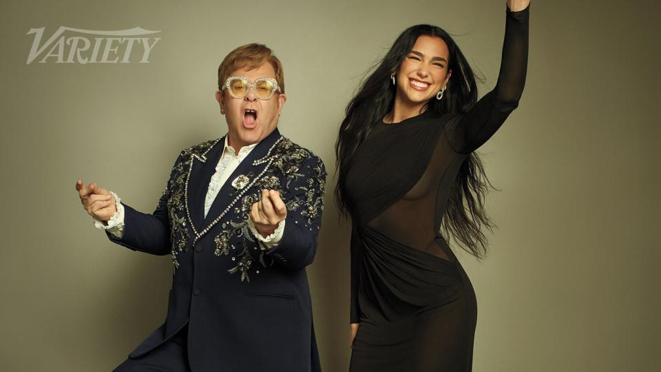 Elton John and Dua Lipa are Variety's Hitmakers of the Year