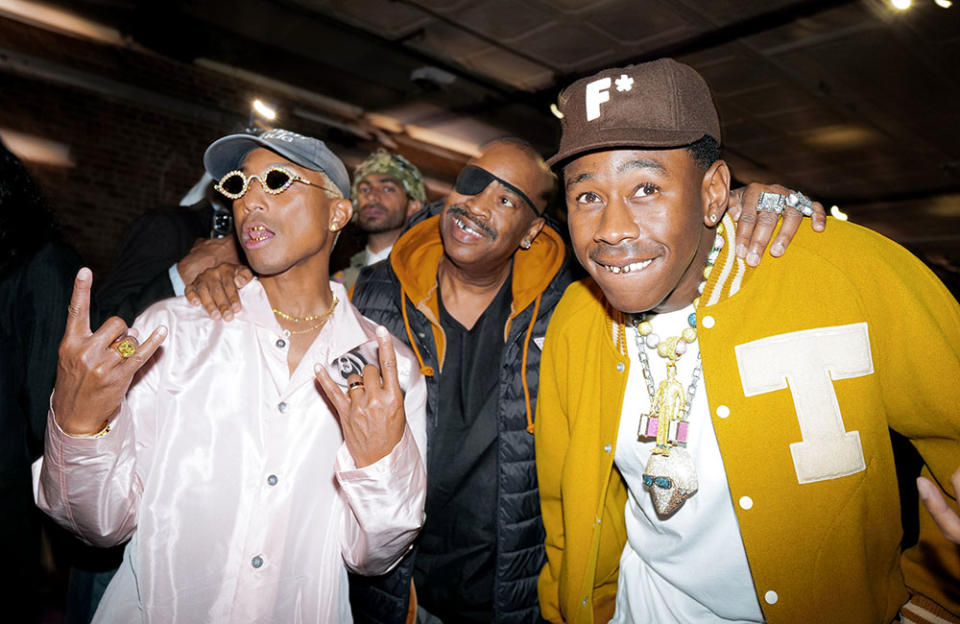 Pharrell Williams, Slick Rick, Tyler the Creator